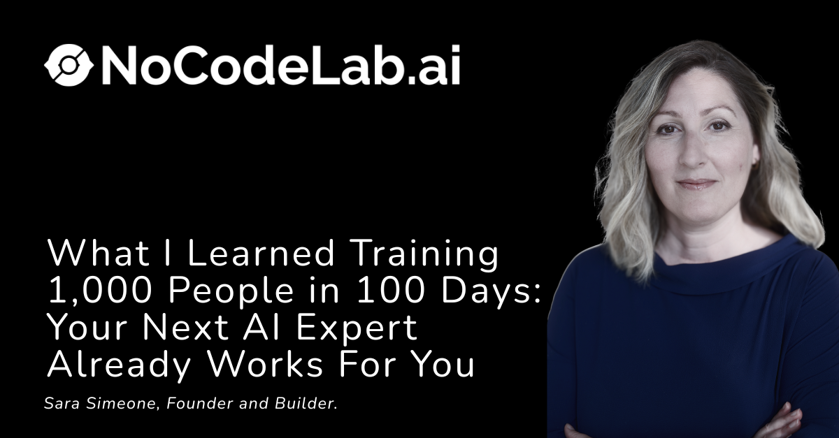  WHY YOUR NEXT AI EXPERT SHOULD ALREADY WORK FOR YOU 